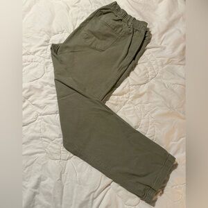 Knox Rose olive green stretch pants